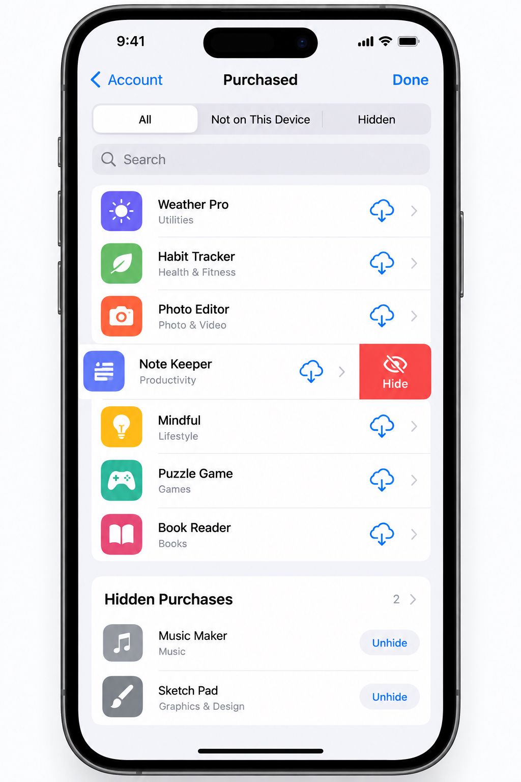App Store购买记录查询、隐藏项目、取消续费与退款实操指南