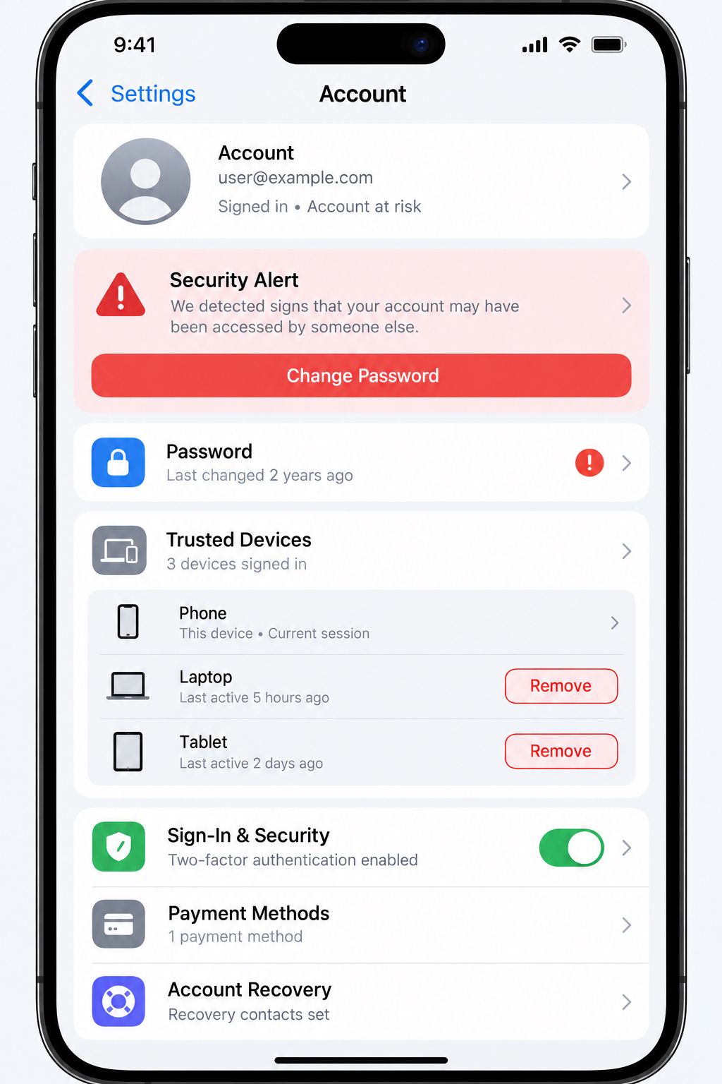 Apple ID被盗怎么办:改密、移除设备、阻断盗刷与账户恢复全流程